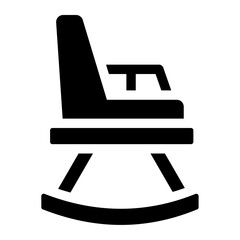 rocking chair icon 
