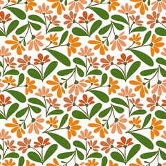 seamless floral pattern spring season 