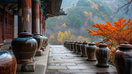 Funerary Jars at Pohyon Temple