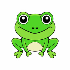 Fototapeta premium cute Leap Frog art vector illustration