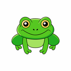 Fototapeta premium cute Leap Frog art vector illustration