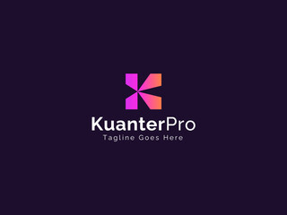 Letter K Geomatric Logo Concept