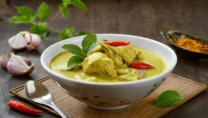 Creamy Green Curry Chicken: A Rich and Aromatic Thai Dish
