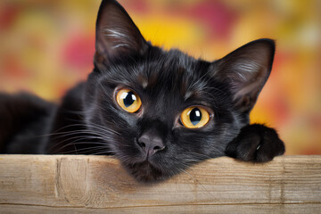 Black kitten