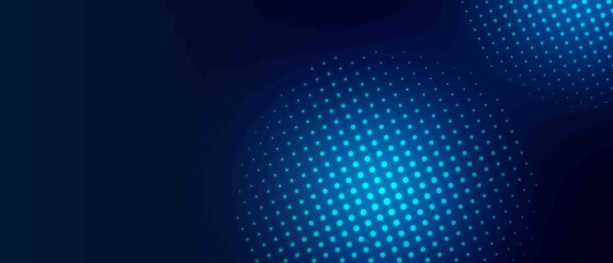 Digital blue dots background