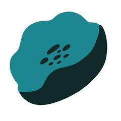 Autumn Flower Blue Color