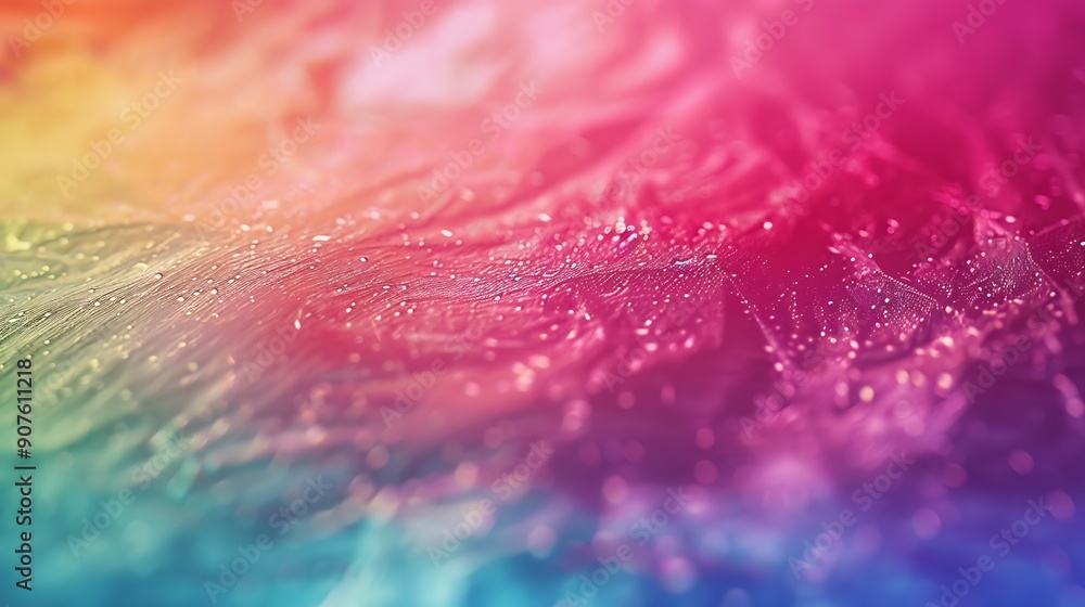 Aufkleber Abstract gradient grain noise effect background with blurred pattern colorful for product design and social media : Generative AI