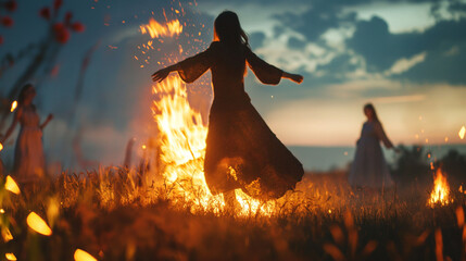 Wicca ritual celebration 