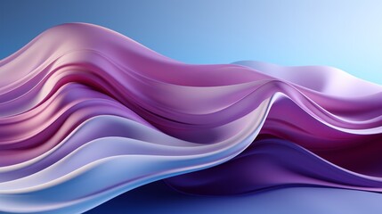 Flowing Colorful Wave Abstract.