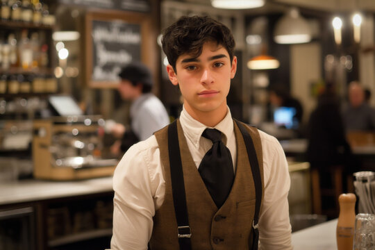 Soda jerk - soda seller