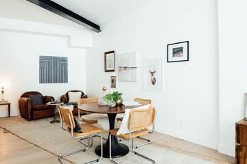 design of modern living room genative ai