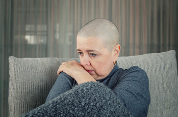 The emotional burden of cancer weighs heavily on a woman, as she contemplates her diagnosis and the...