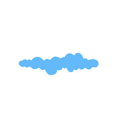 blue cloud vector element