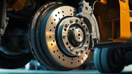 Replacement of truck brake pads and drum brakes focusing on automobile maintenance and repair