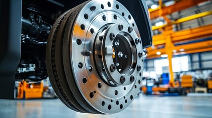 Replacement of truck brake pads and drum brakes focusing on automobile maintenance and repair