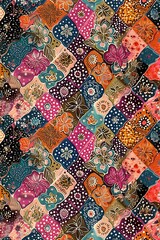 Fototapeta premium Vintage colorful pattern background.