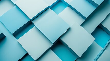 Abstract modern background with blue colors Minimal contemporary design Colorful paper color blocks mock up Trendy color block design Textured geometric background may use as backgroun : Generative AI