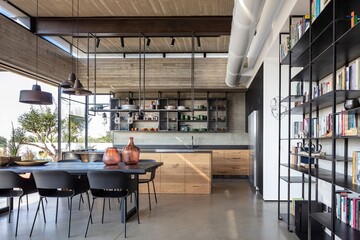 interior of a cafe at office