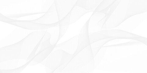 Abstract smooth wave on a white background. Dynamic sound wave flowing wave lines. Digital frequency equalizer. Vector line art