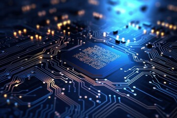 Obraz premium Backgrounds technology motherboard electronics.