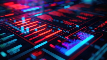 Obraz premium A Close-up Shot Abstract Watercolor Silhouettes of Watercolor business silhouettes, vibrant overlapping hues