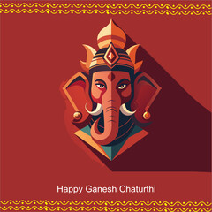 Happy Ganesh Chaturthi Translation: Ganesh Chaturthi means Ganesh Festival