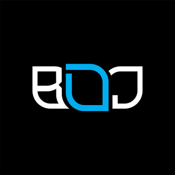BDJ logo design, BDJ simple and modern logo. BDJ luxurious alphabet design