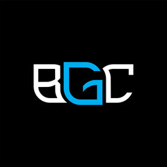 BGC logo design, BGC simple and modern logo. BGC luxurious alphabet design