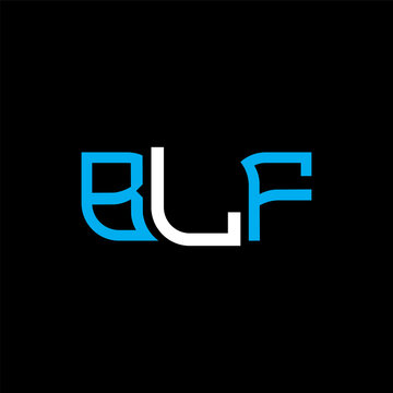 BLF logo design, BLF simple and modern logo. BLF luxurious alphabet design