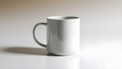 Obraz premium white mug mockup