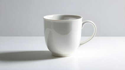 Obraz premium white mug mockup