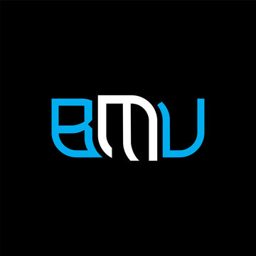 BMU logo design, BMU simple and modern logo. BMU luxurious alphabet design