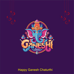 Happy Ganesh Chaturthi Translation: Ganesh Chaturthi means Ganesh Festival