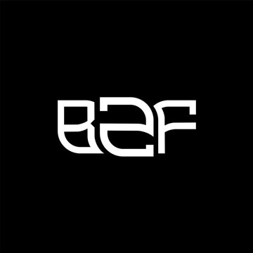 BZF logo design, BZF simple and modern logo. BZF luxurious alphabet design