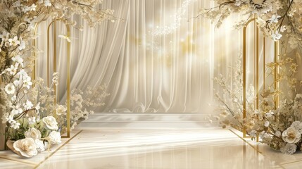 Minimalist wedding decorations