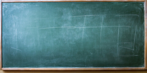 A Clean Slate Awaits: A crisp white chalkboard stands ready, waiting for new thoughts and ideas to be written upon.