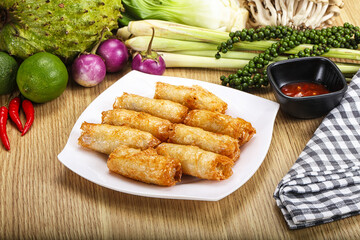 Vietnamese cuisine fried spring roll