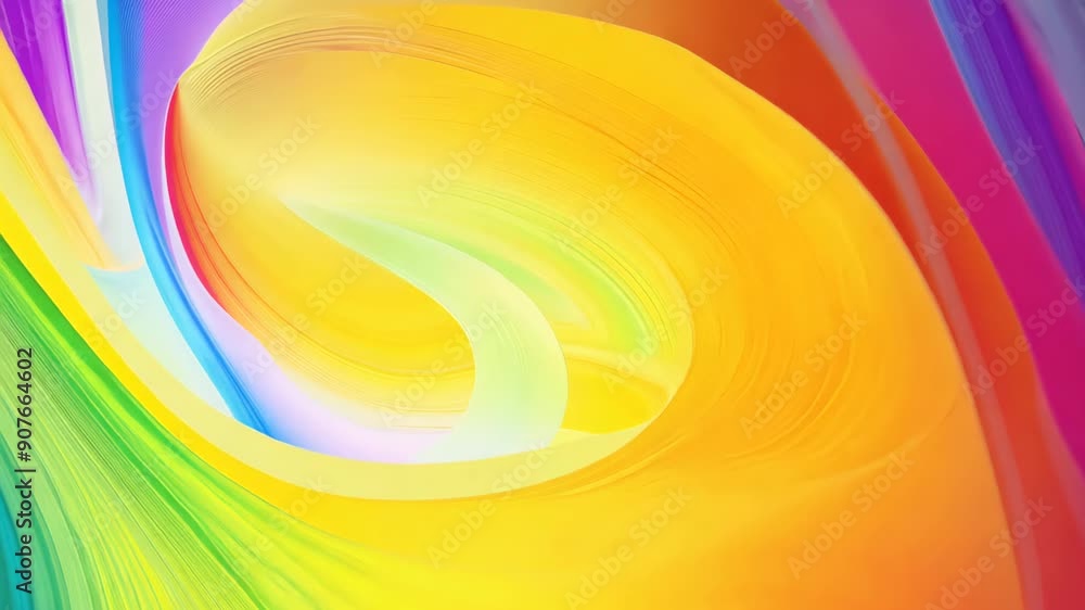 Poster multicolored background with smooth transitions and bright colors