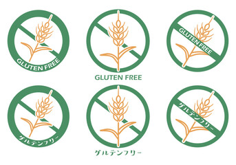 グルテンフリーアイコン　麦穂　03