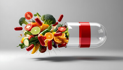Maximizing Vitamin B12: Combining Supplement Capsules with Natural Sources Like Fresh Meat and Leafy Greens