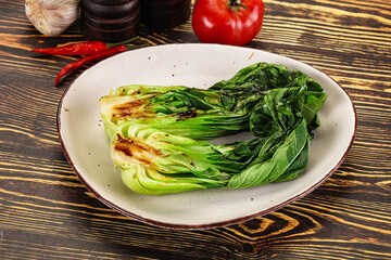 Asian grilled Pak Choy salad