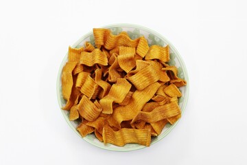 Crispy Noodle Snack in plate