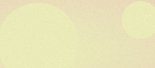 Grainy Banner with Abstract Gradient Spheres in Pastel Tones, Light Geometric Shapes, and Noise Texture Design