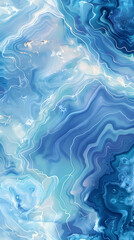 Obraz premium Blue lace agate texture with delicate background illustration