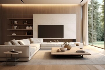 Room architecture furniture building.