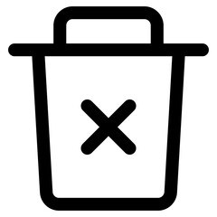 remove, bin, delete, trash, waste, clean, discard