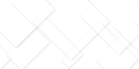 Abstract 3d modern white and gray geometric diagonal overlay layer background. luxury gradient line background random square shape design. glow gradient polygon pattern on white background.