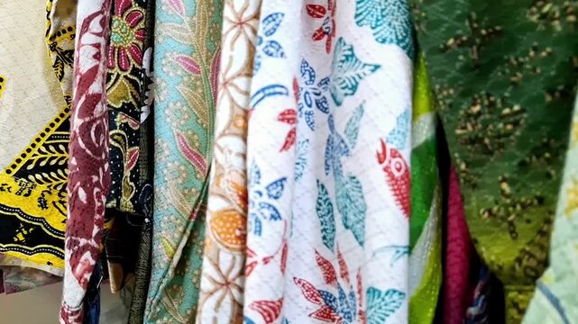 Batik Tulis Jogjakarta. Batik from the city of Yogyakarta, Indonesia is made by hand.  The local terminology is Canting made of copper with a bamboo handle. 