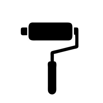 recommend clip art: Roller to paint walls icon