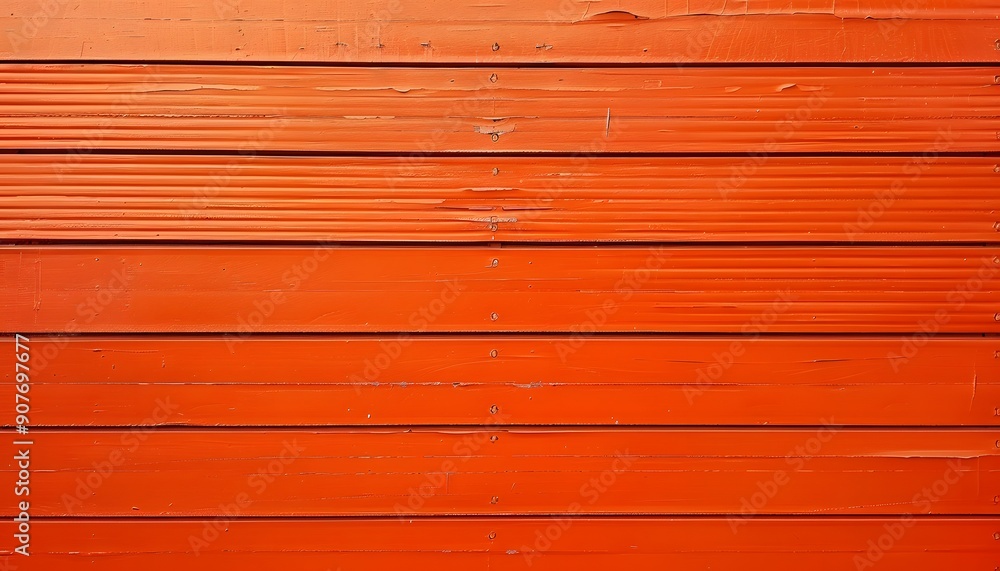 Wall mural Abstract orange background with horizontal lines